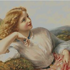 Схема вышивки «Девушка Ренессанс»