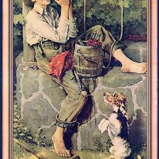 niño bebiendo coca cola