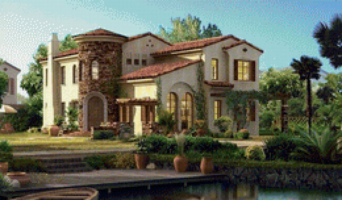 Дом, милый дом. - дом, река, лодка - предпросмотр