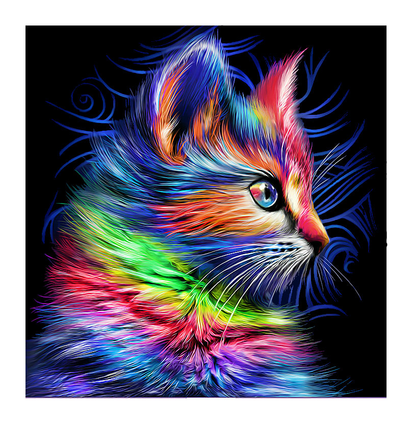 Котик. - рисунок, котенок, кот, животные - оригинал