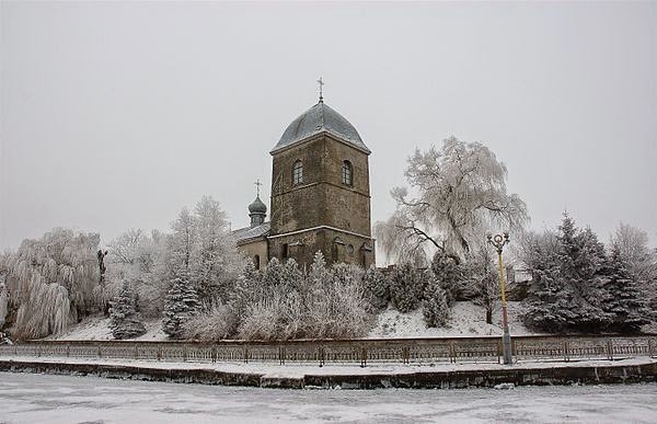 Тернопіль, Надставна церква, - тернопіль, надставна церква, зима - оригинал