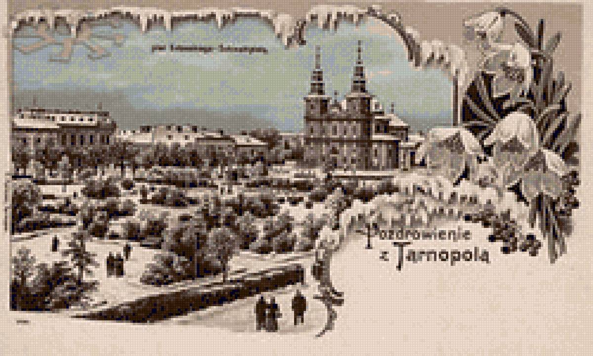 Старий Тернопіль - тернопіль, старе місто, зима, катедра - предпросмотр