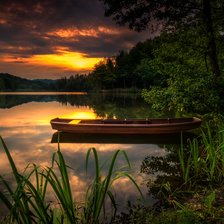 Схема вышивки «Закат»