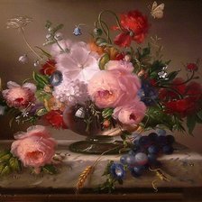 Схема вышивки «Букет»