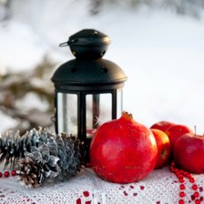 Схема вышивки «Новогодний натюрморт»