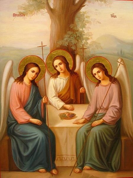 Пресвятая Троица - иконы - оригинал