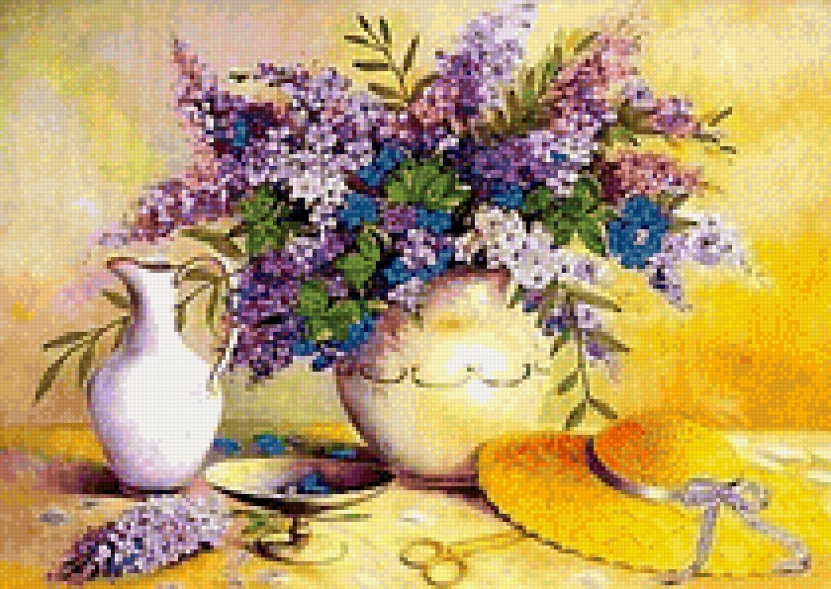 Букет сирени - сирень, букет - предпросмотр