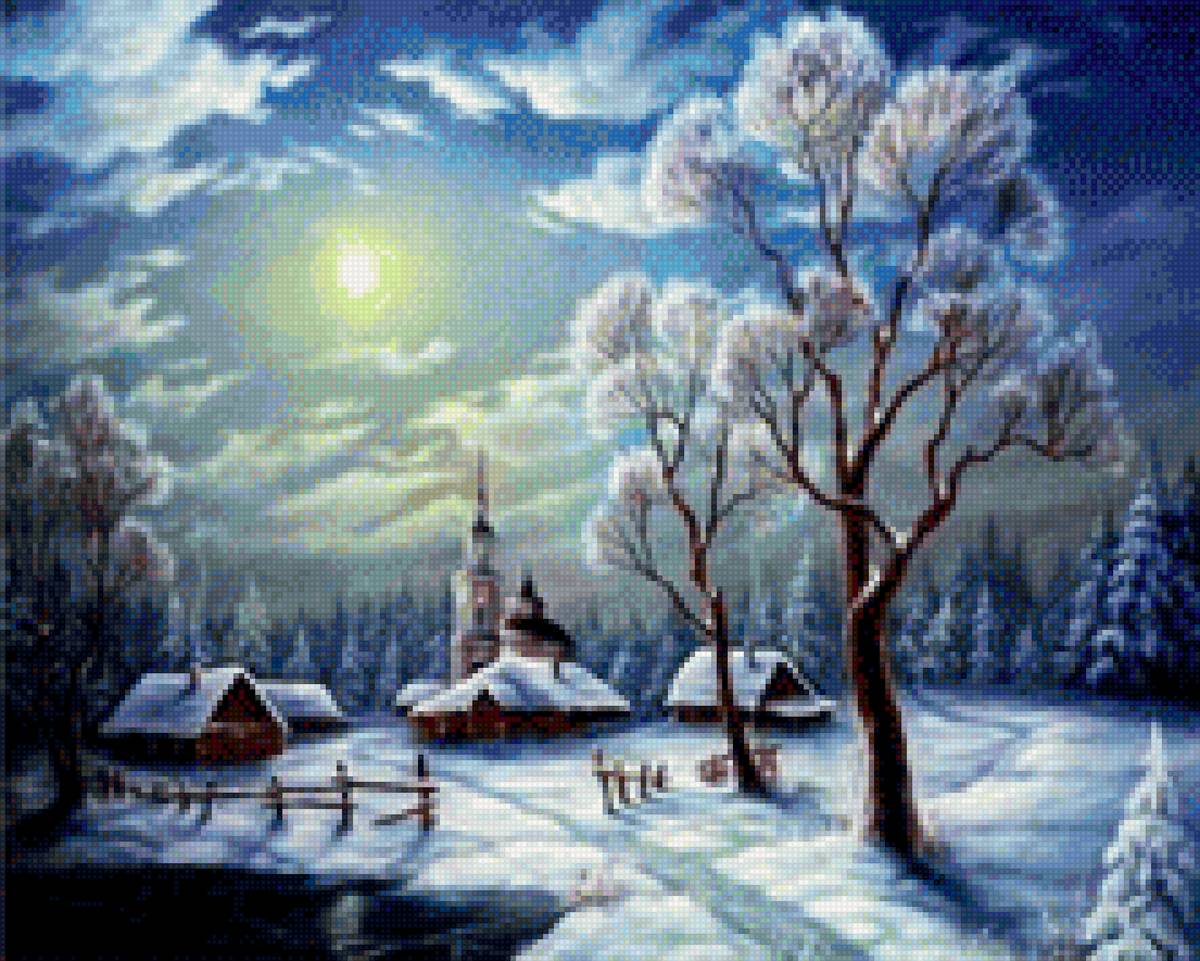 Зимняя сказка - зима, пейзаж - предпросмотр