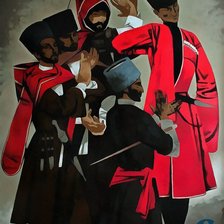 Схема вышивки «baile»