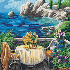 Схема вышивки «Веранда»