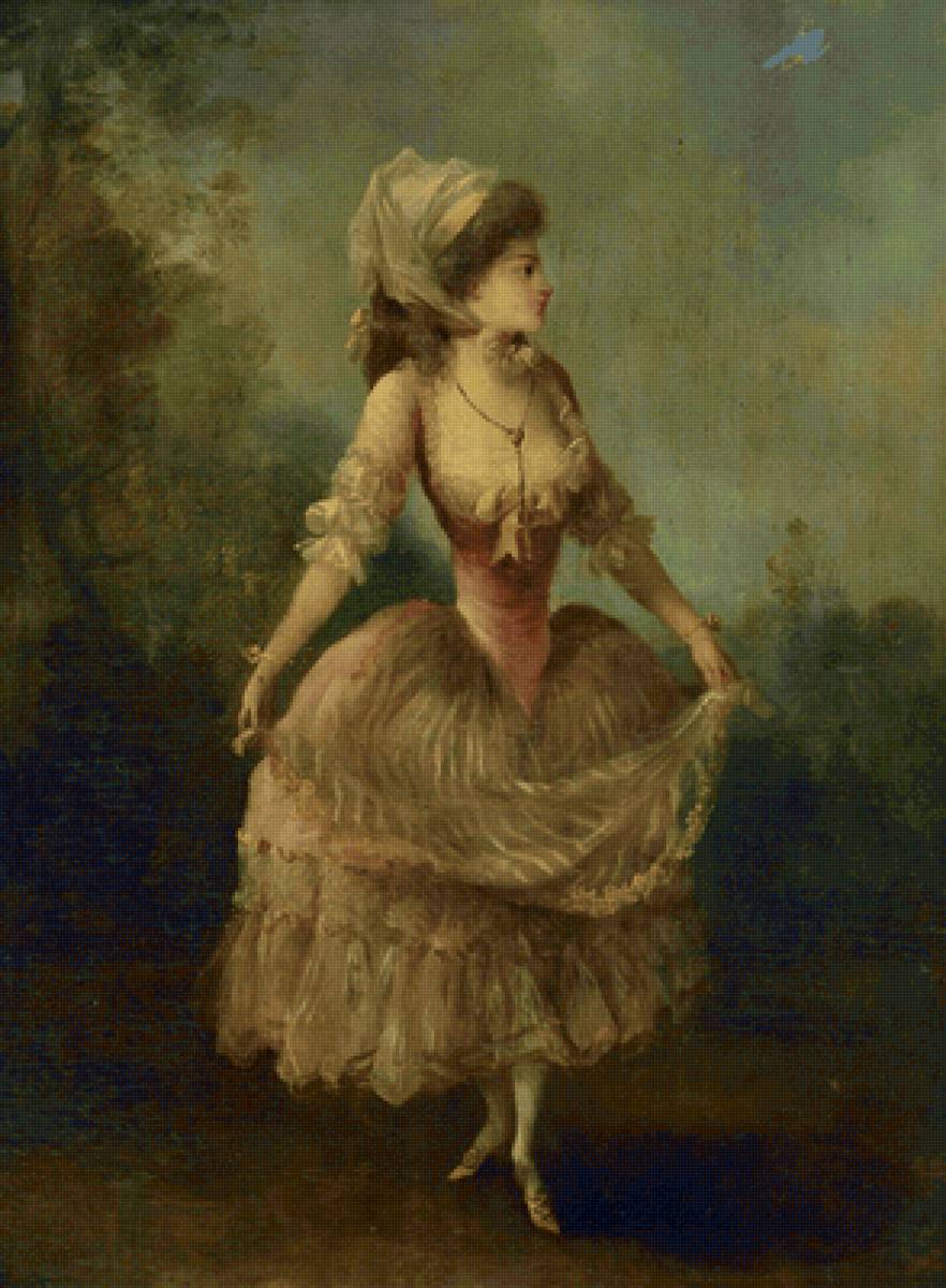 Jean-Frédéric Schall. Придворная дама - живопись, портрет, 18 век, девушка - предпросмотр
