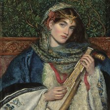 Схема вышивки «James Smetham. Мандолина»