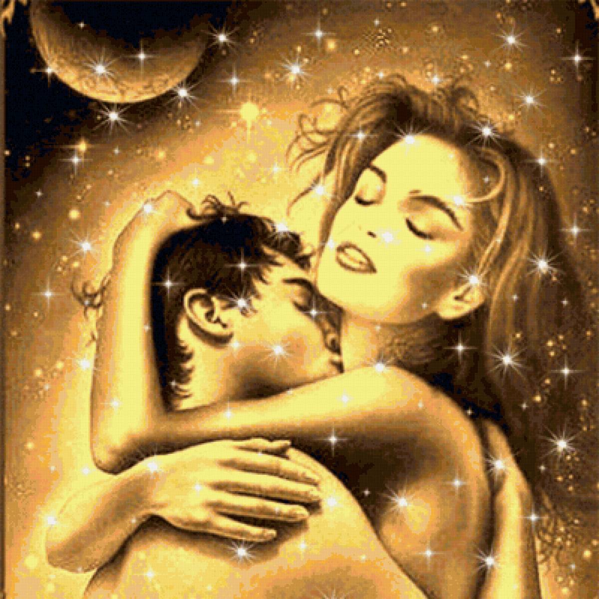Поцелуй для любимой картинки. Романтические иллюстрации. Поцелуй на ночь. Романтика любовь нежность страсть. Ночные объятия.