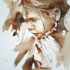 Схема вышивки «menina»