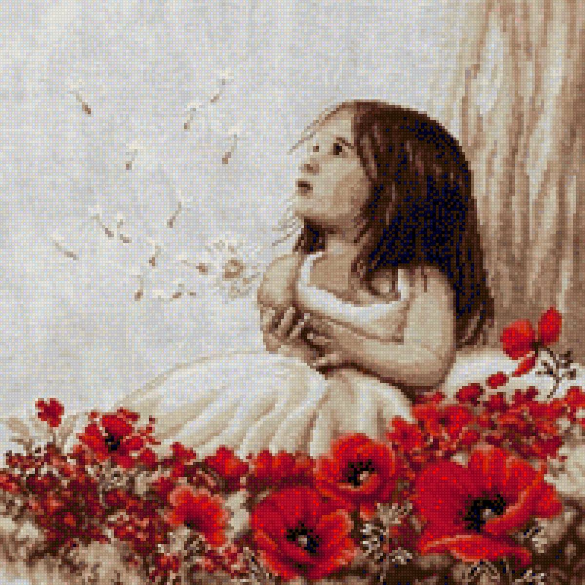 Мілашка - квіти, діти - предпросмотр