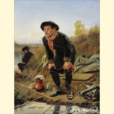 Схема вышивки «Рыболов»