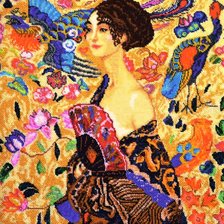 Дама с веером