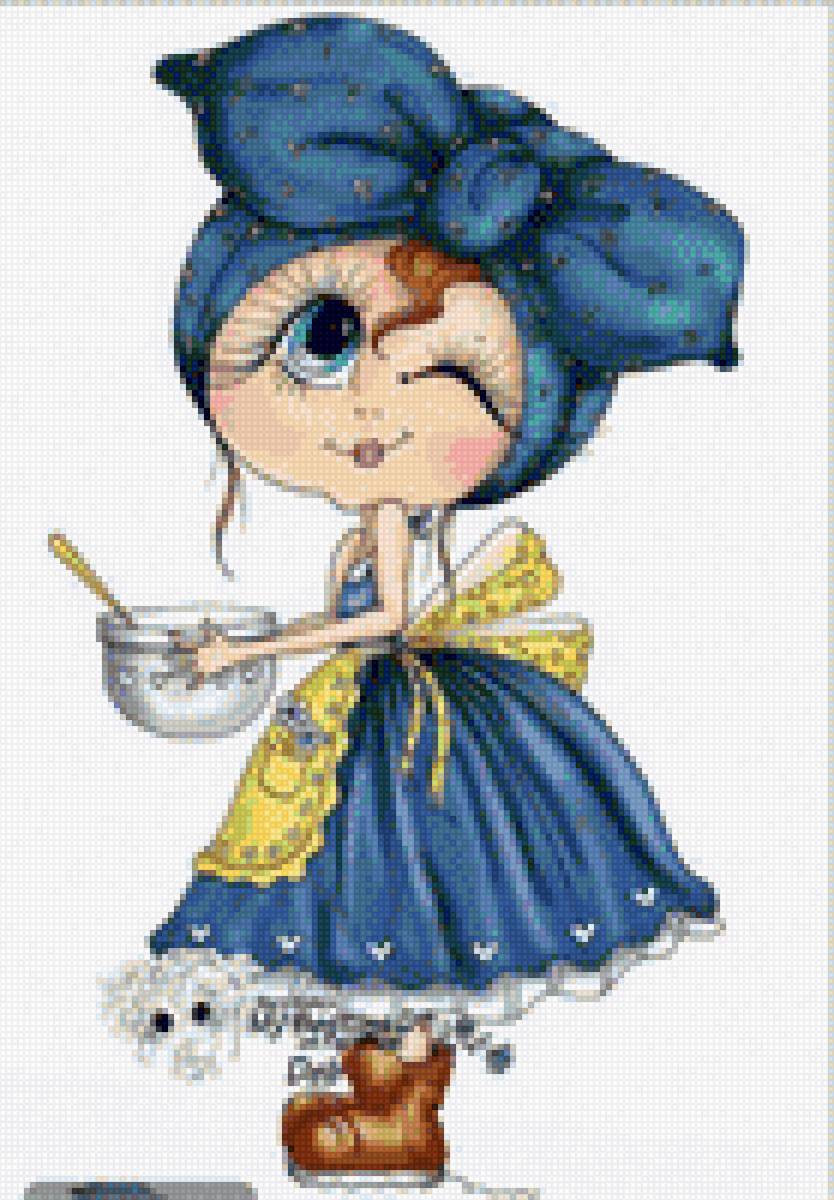 Хозяйка - девушка, хозяйка, кухня - предпросмотр