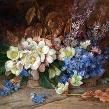 Схема вышивки «цветы»