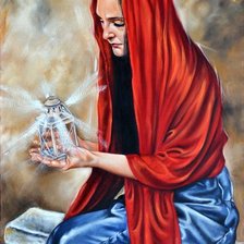 Схема вышивки «mujer»