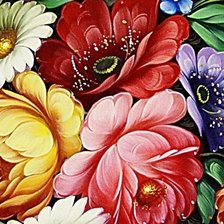 Схема вышивки «Жостовский мотив 4»