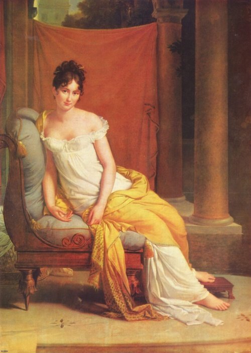 Портрет мадам Рекамье - живопись, дама, портрет - оригинал