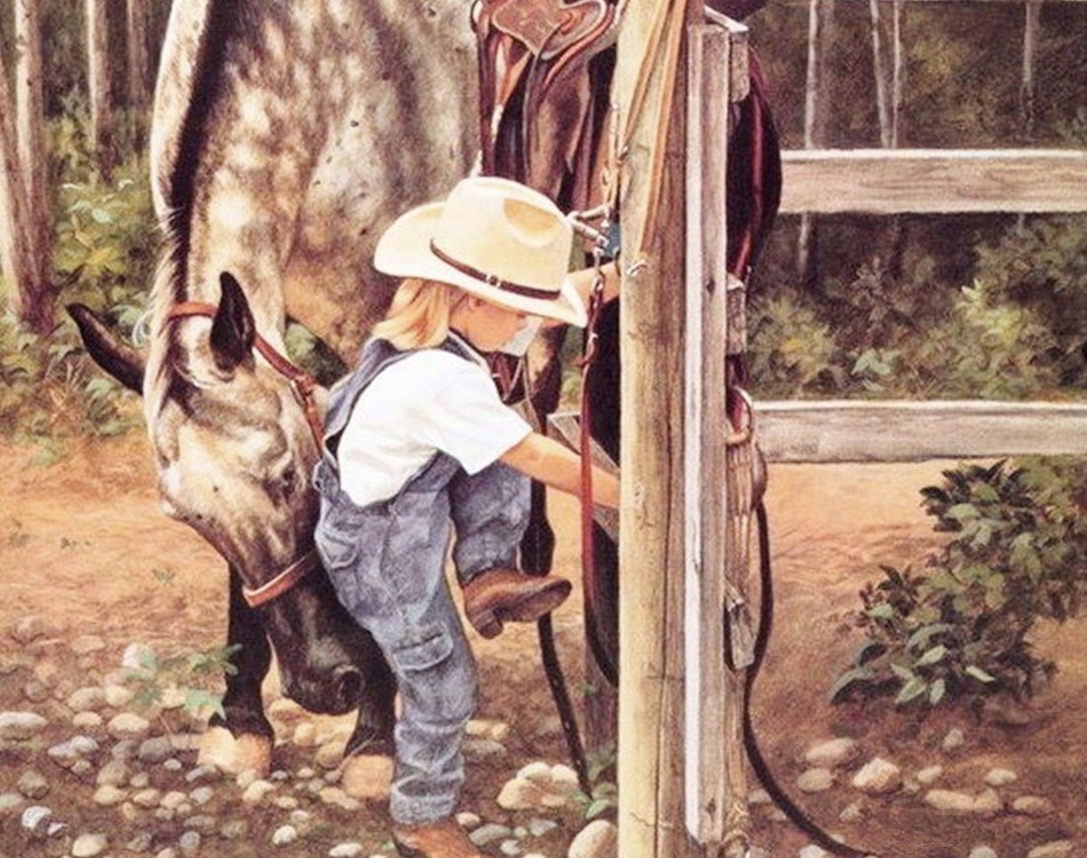 Уроки верховой езды - оригинал