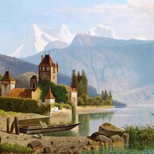 Схема вышивки «Пейзаж»