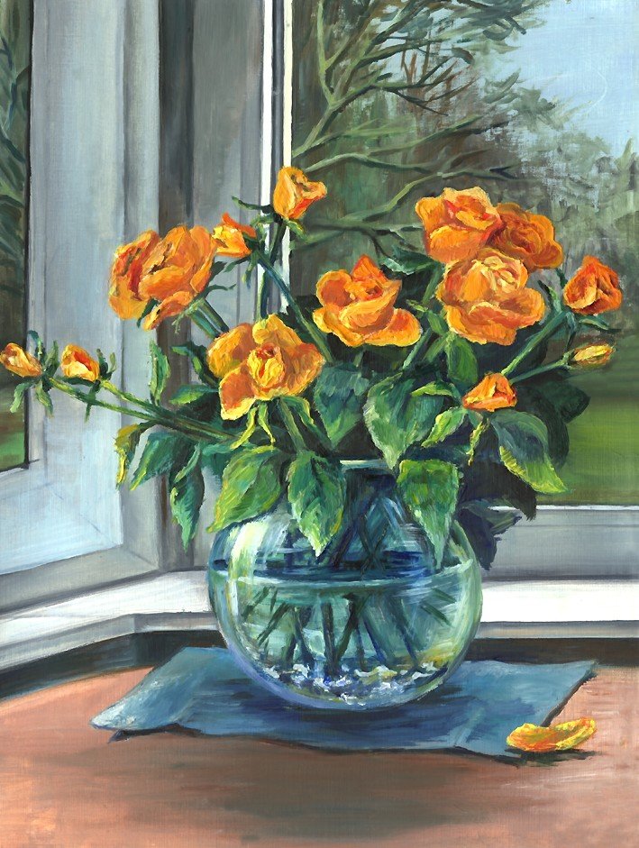 розы - оригинал