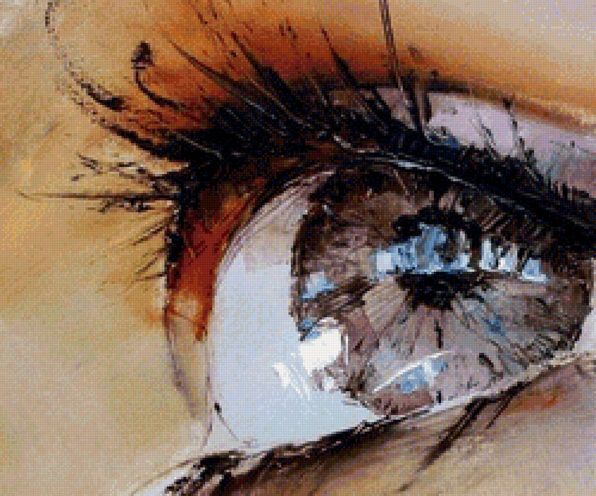 Лицо - глаз, девушка - предпросмотр