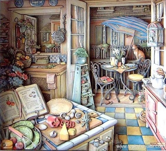 КУХНЯ С БАЛКОНОМ - помещения, здания - оригинал