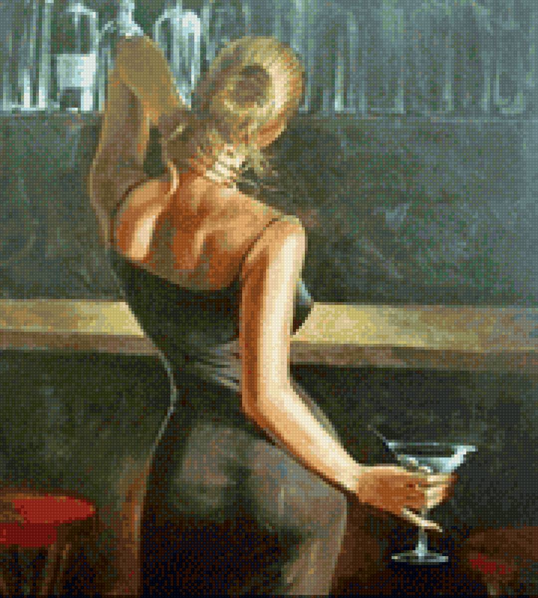 девушка в черном - предпросмотр