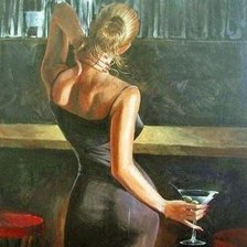 девушка в черном