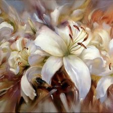 Схема вышивки «лилии»