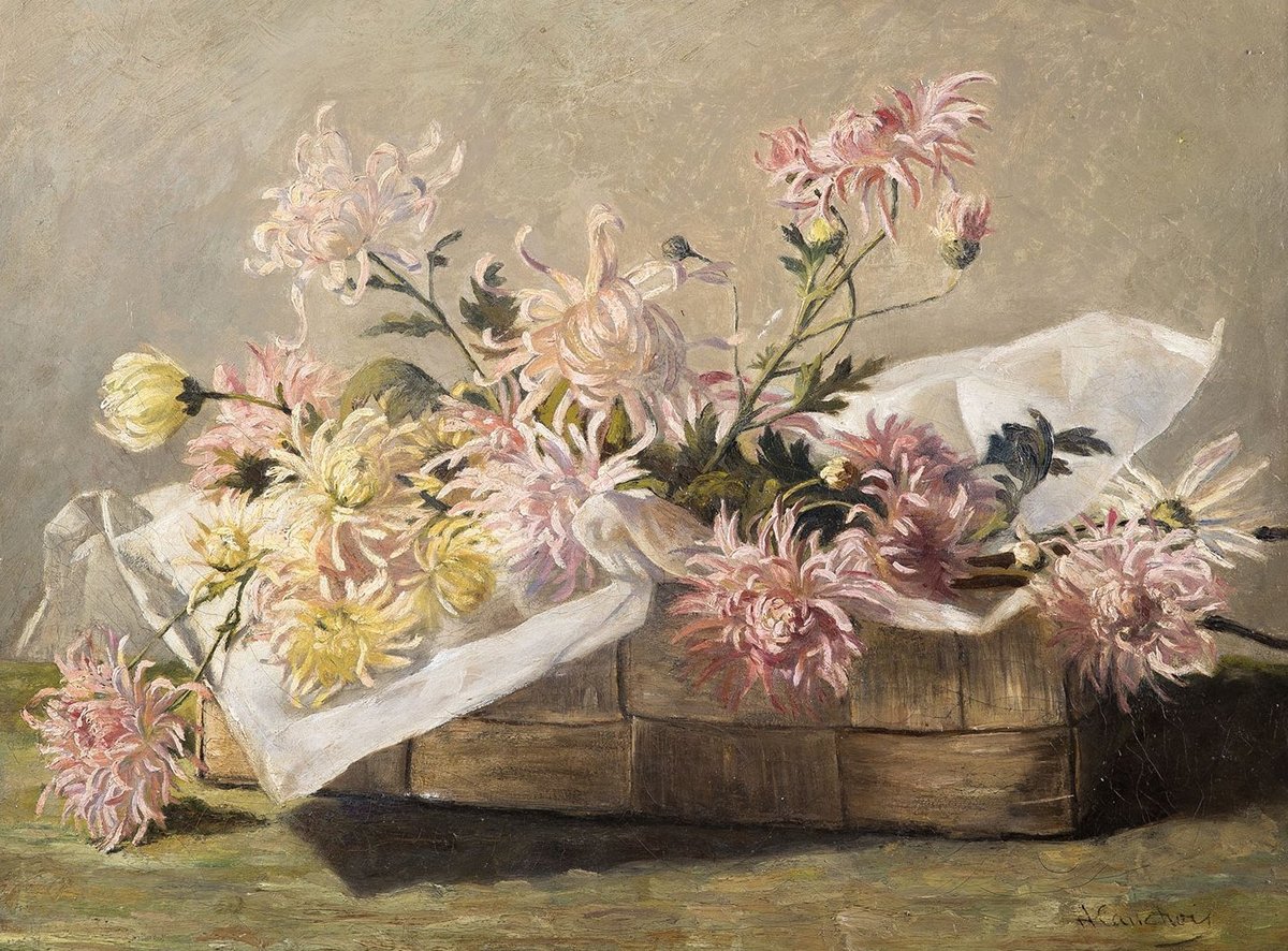 астры - картина - оригинал