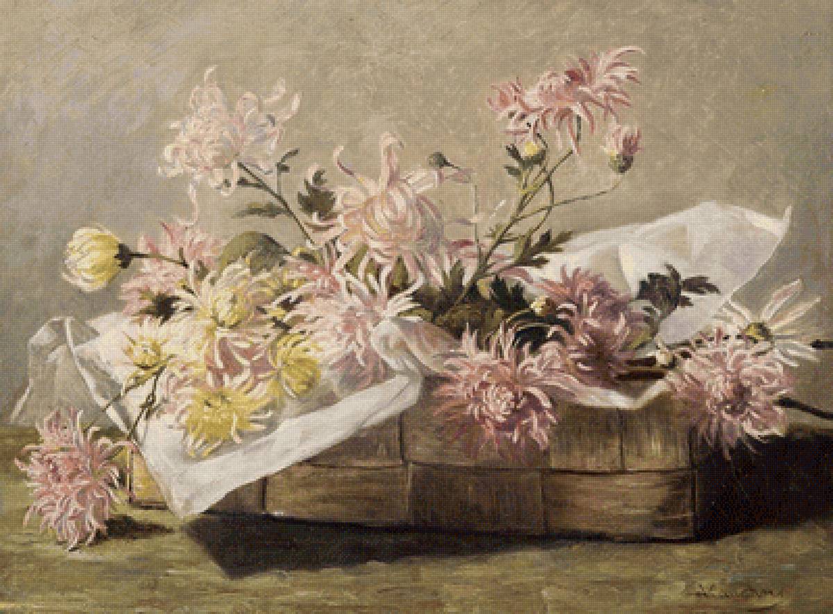 астры - картина - предпросмотр