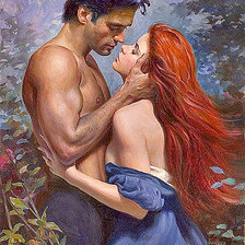 Схема вышивки «Пара»