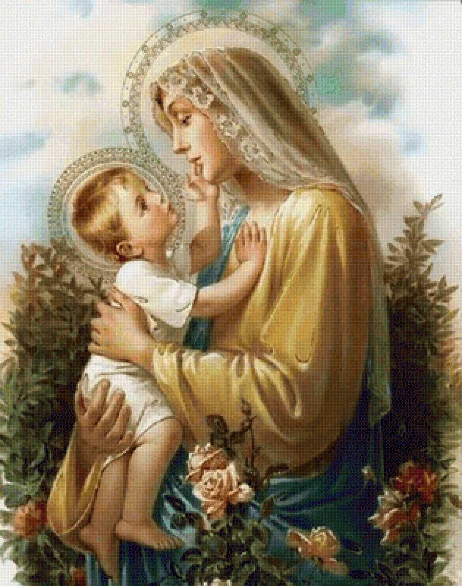 Божа матір з дитятком - ніжність, віра - предпросмотр