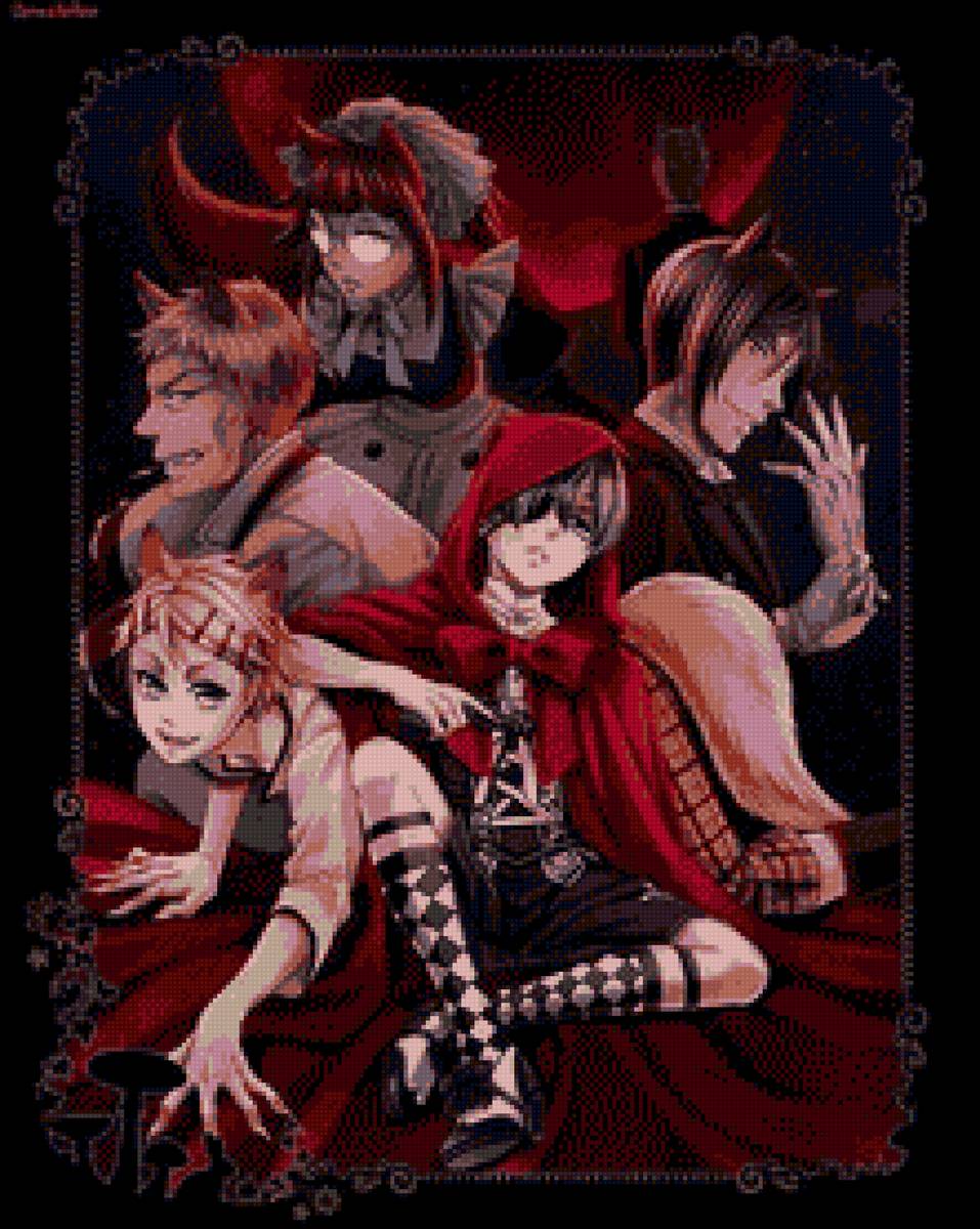 Тёмная шапочка - темный дворецкий - предпросмотр