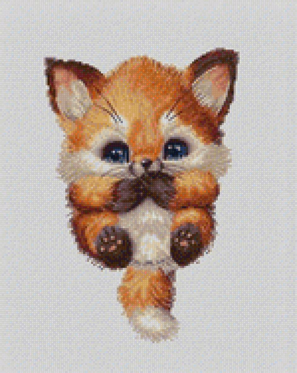 лисенок - лиса, лисенок, животные - предпросмотр