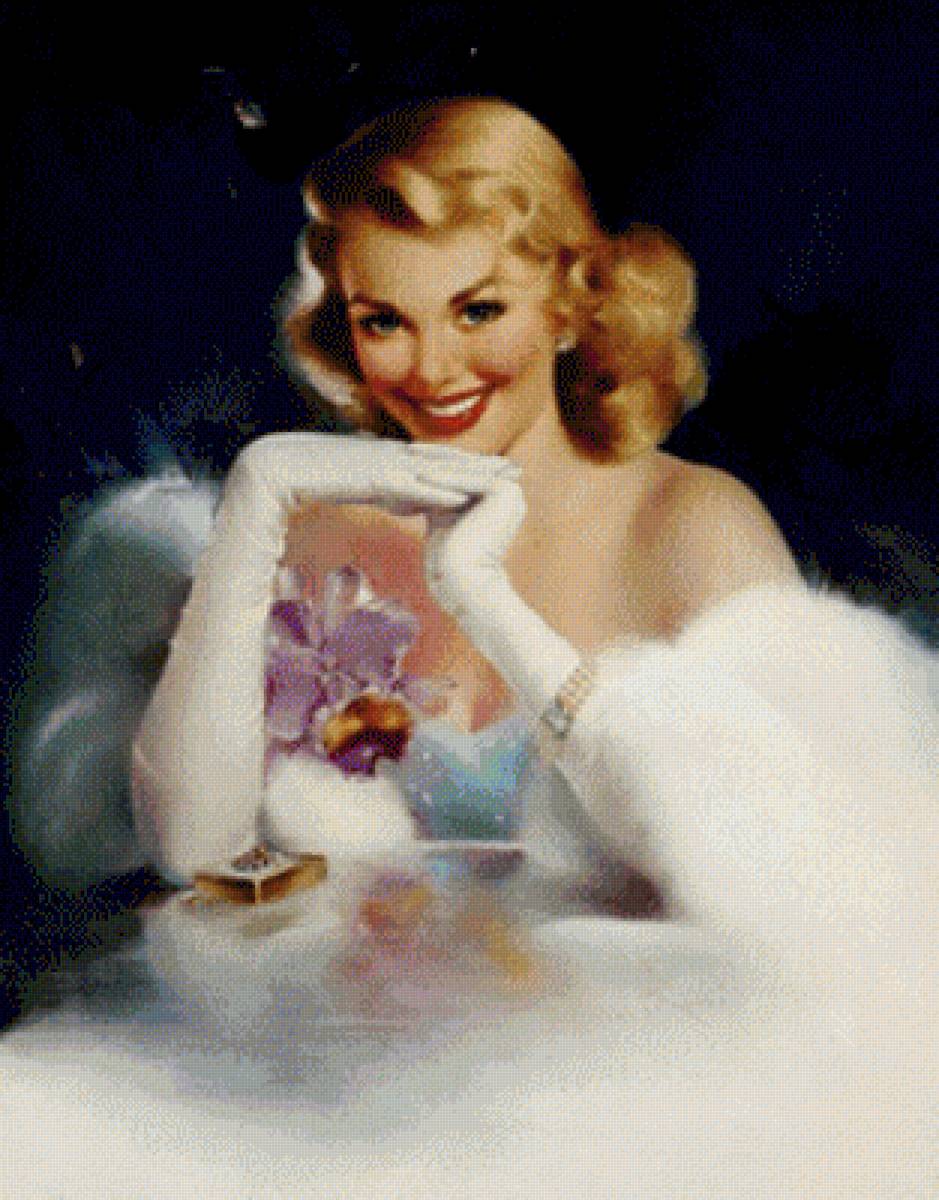 Красотка в мехах1 - женщина, девушка, дама - предпросмотр