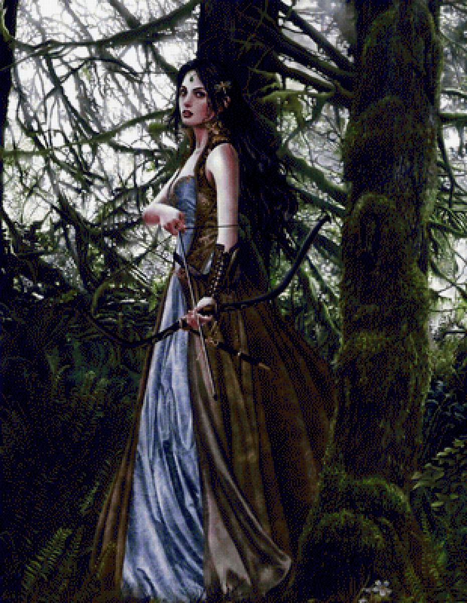 хкдожник nene thomas5 - фэнтази, амазонка, девушка, женщина - предпросмотр