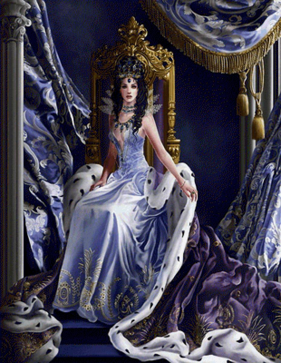 художник nene thomas30 - девушка, мантия, королева, дама, фэнтази, женщина - предпросмотр