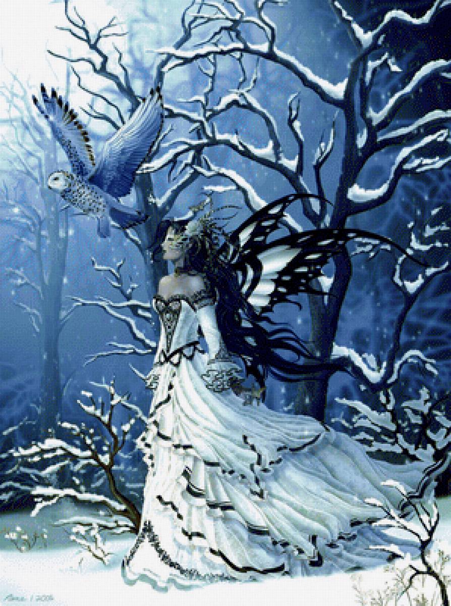 художник nene thomas47 - девушка, фэнтази, дама, фея, женщина - предпросмотр