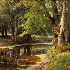 Схема вышивки «речей в лесу»