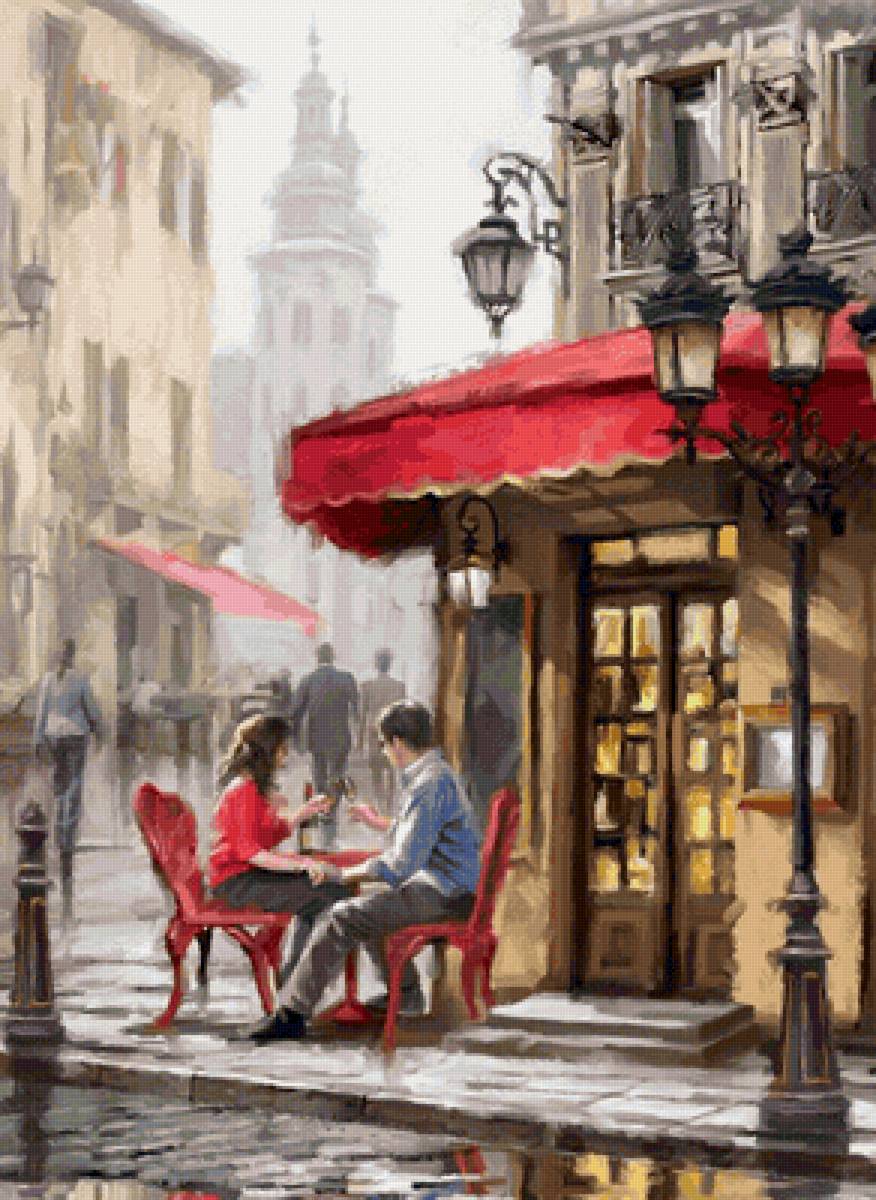 Уличное кафе - предпросмотр