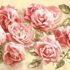 Оригинал схемы вышивки «Панель "Розы"» (№2170419)