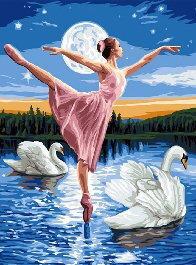 Балерина - девушка - оригинал