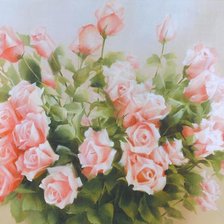 Схема вышивки «Букет роз»