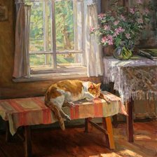 Схема вышивки «Деревенский полдень»